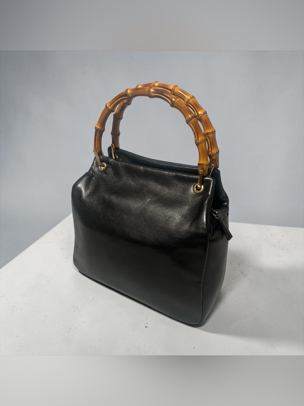 Gucci Bamboo Vintage leather Handbag - Picture 14 of 15